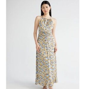 💙 Free W/ any bundle - Scoop Women's Ruched Halter Dress